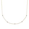 Necklaces Coordonné | Black Diamond Bezel-Set Five Crystal Necklace 18K Gold Plated