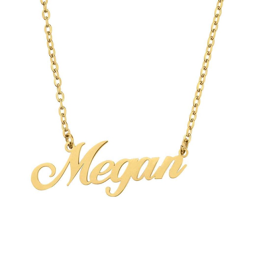 Necklaces Coordonné | Aria Name Necklace 18K Gold