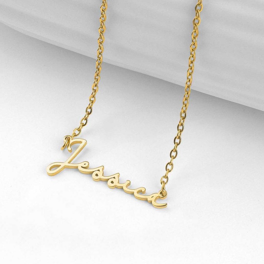 Necklaces Coordonné | Mon Amour Name Necklace 18K Gold Plated