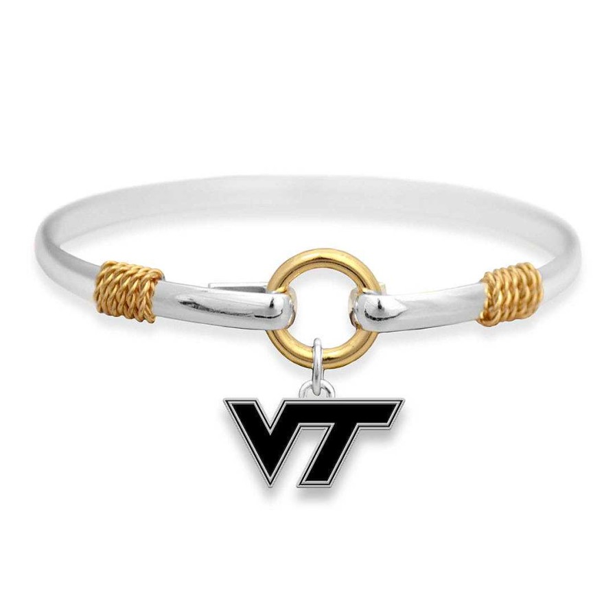 Bracelets & Anklets Coordonné | Virginia Tech Hokies Two-Tone Bracelet