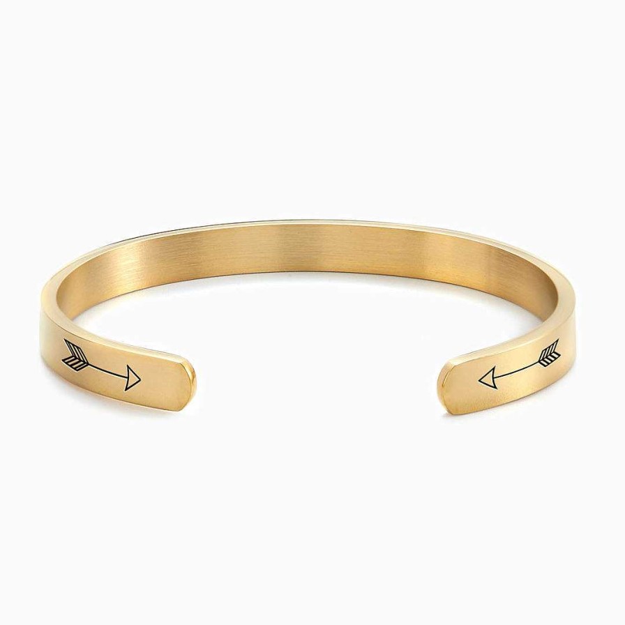 Bracelets & Anklets Coordonné | You'Re Freakin Awesome Personalizable Cuff Bracelet 18K Gold Plated