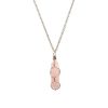 Necklaces Coordonné | Rose Quartz Wire-Wrapped Healing Crystal Necklace 18K Gold Plated