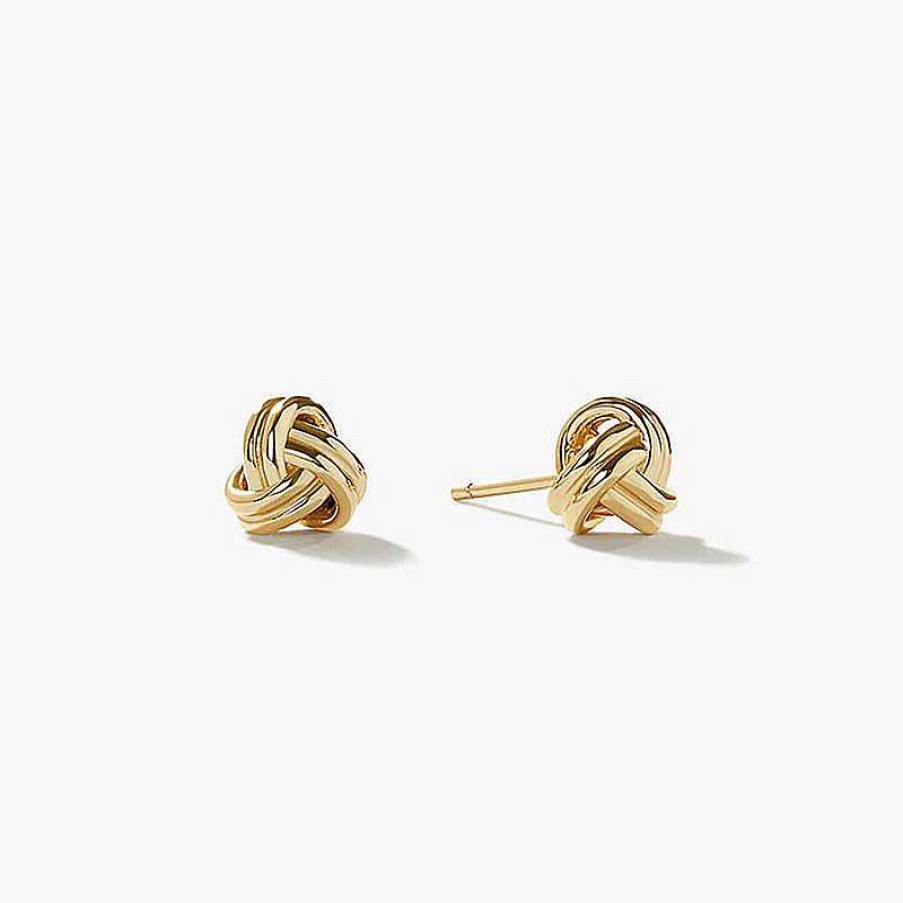 Earrings Coordonné | Love Knot Earrings 18K Gold Plated