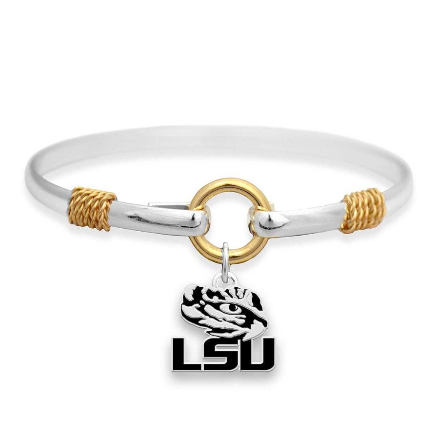 Bracelets & Anklets Coordonné | Louisiana State Tigers Two-Tone Bracelet