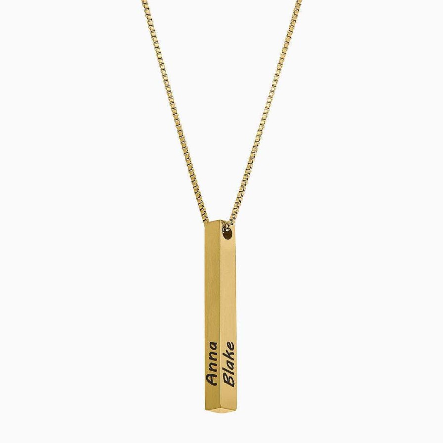 Necklaces Coordonné | Muse Pillar Bar Necklace 18K Gold Plated