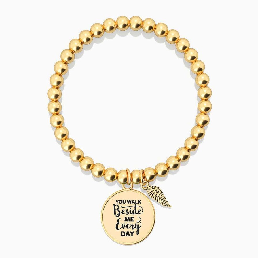 Bracelets & Anklets Coordonné | Walk Beside Me - Diana Custom Charm Bracelet Gold