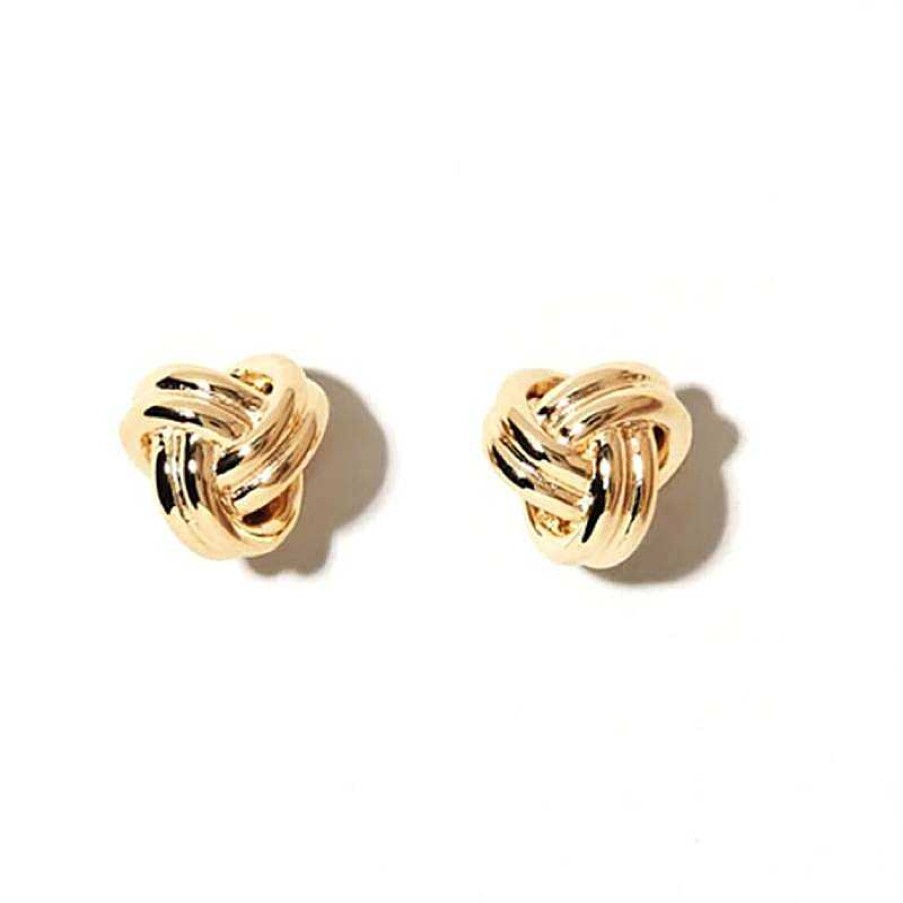 Earrings Coordonné | Love Knot Earrings 18K Gold Plated