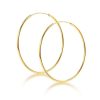 Earrings Coordonné | Endless Hoop Earrings 18K Gold Plated