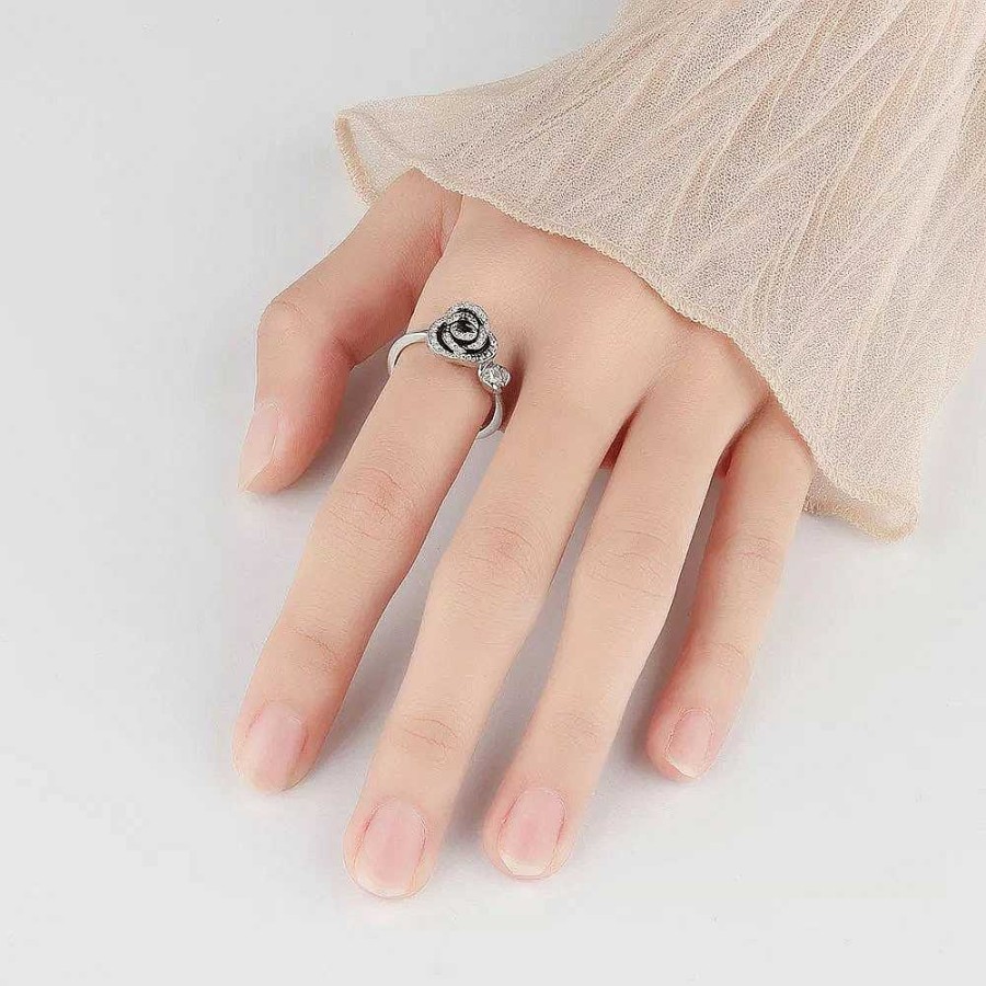 Rings Coordonné | Adjustable Rose Spinning Fidget Ring