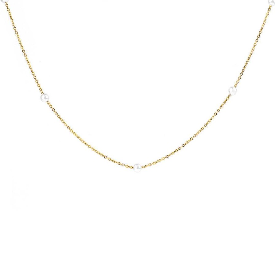 Necklaces Coordonné | Pearl Satellite Necklace