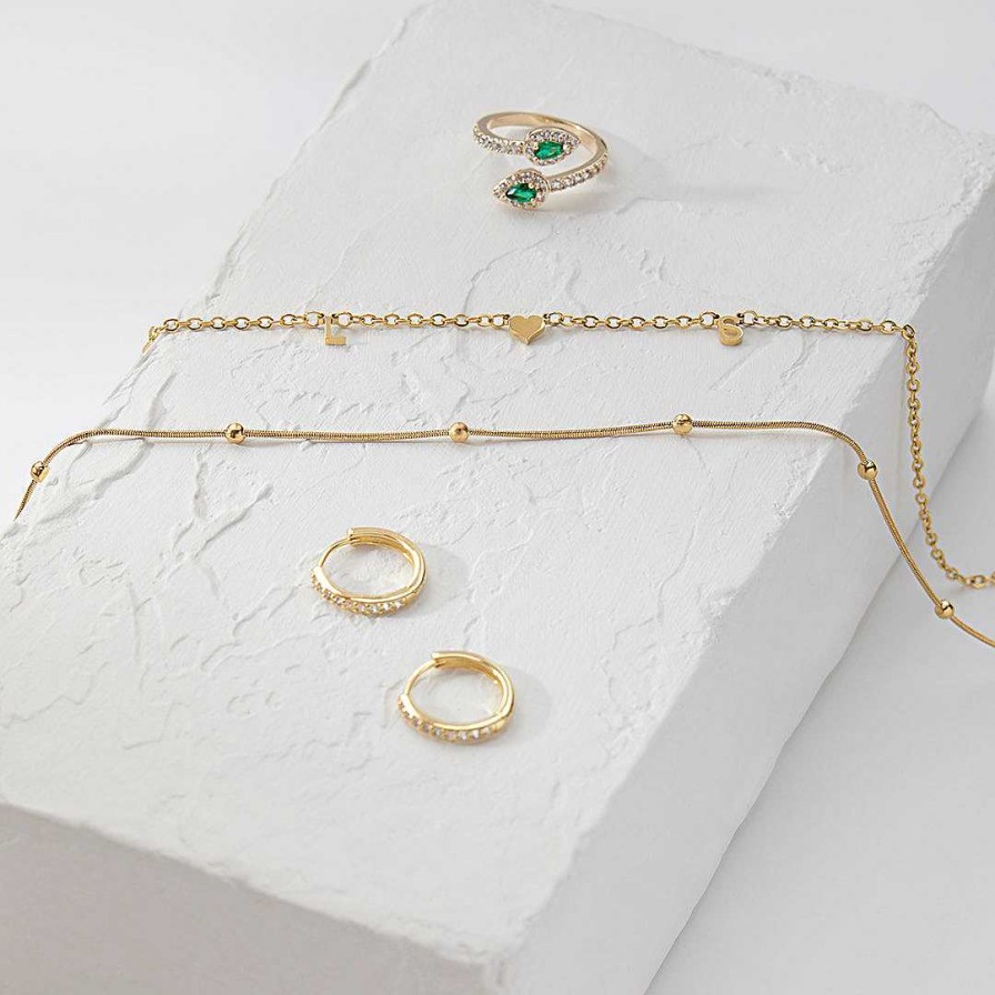 Necklaces Coordonné | Satellite Necklace 18K Gold Plated