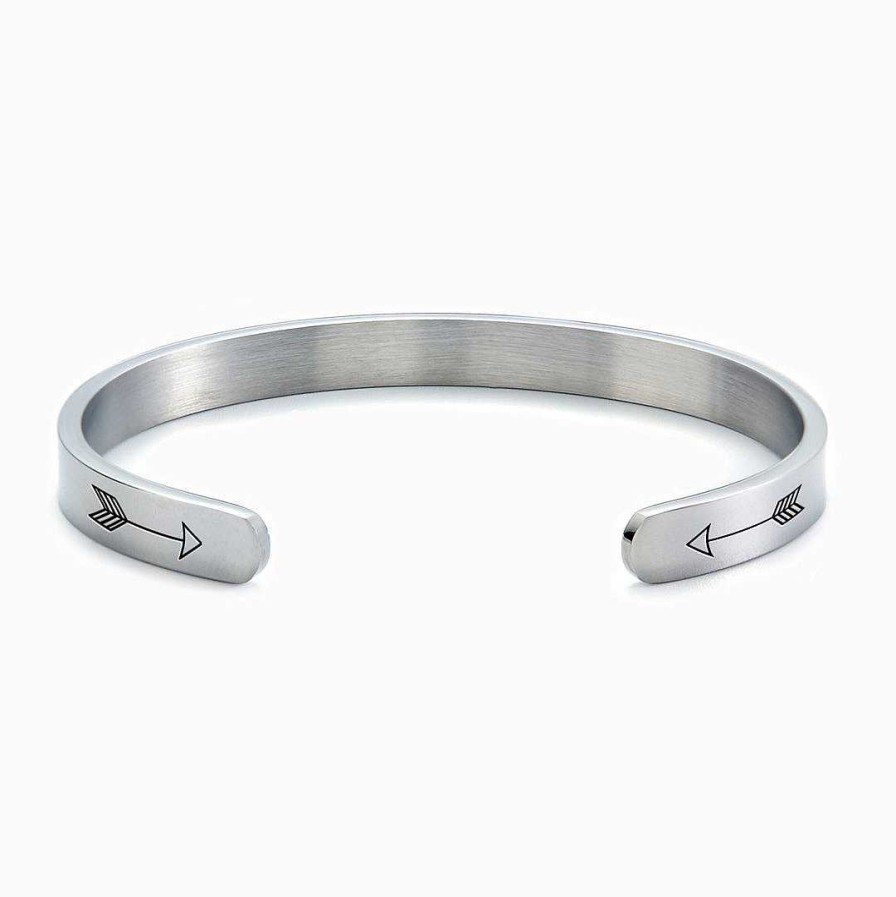 Bracelets & Anklets Coordonné | Perseverance Personalizable Cuff Bracelet Silver