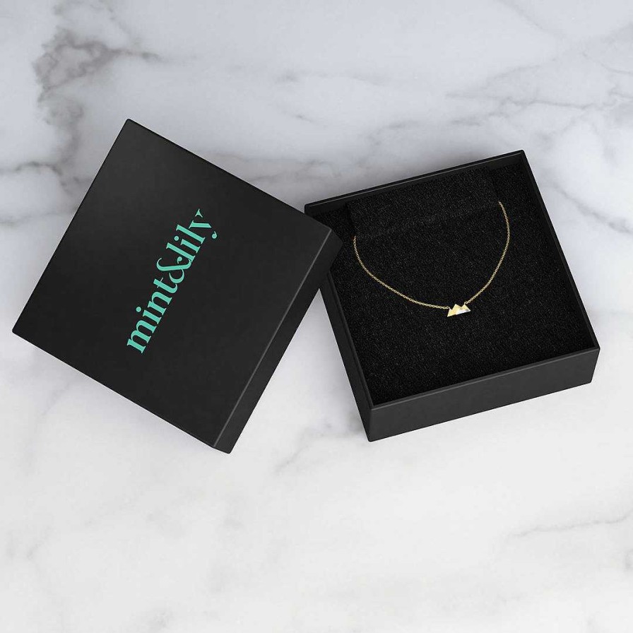 Necklaces Coordonné | Mountain Range Necklace Gold