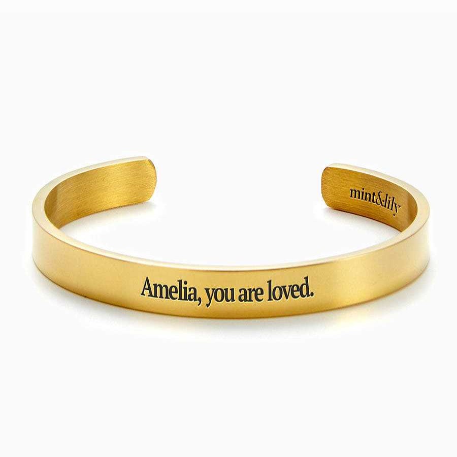 Bracelets & Anklets Coordonné | Customize Your Personalizable Cuff Bracelet 18K Gold Plated