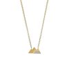 Necklaces Coordonné | Mountain Range Necklace Gold