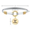 Bracelets & Anklets Coordonné | Trust The Journey - Two-Tone Custom Charm Bracelet Gold