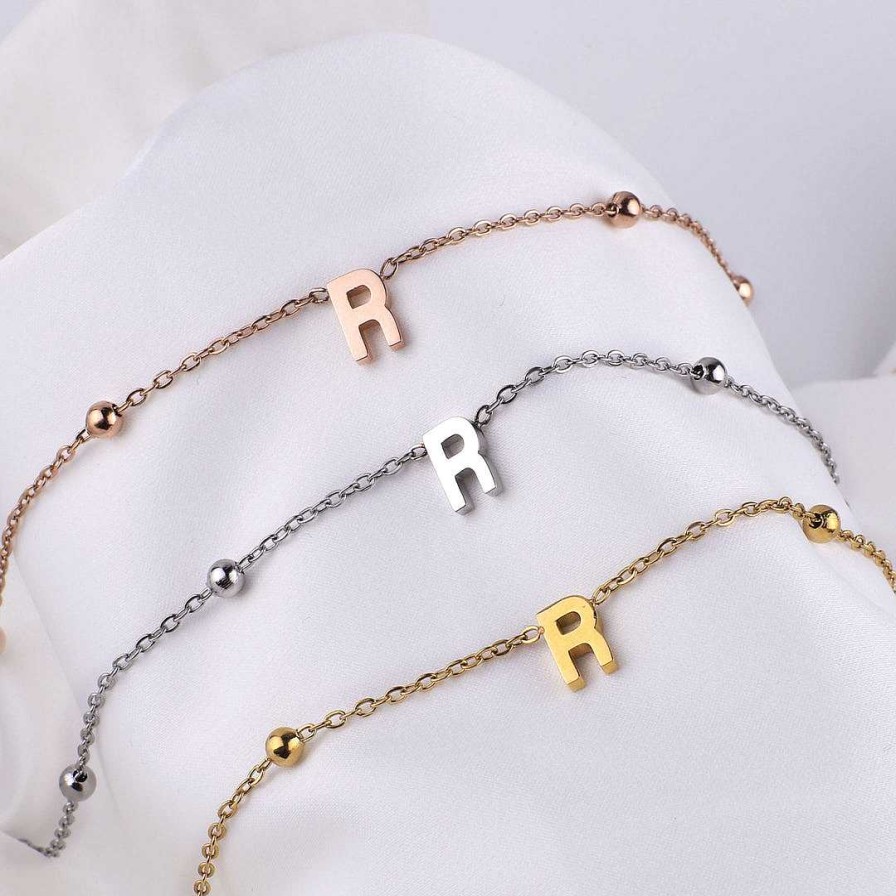 Necklaces Coordonné | Initial Satellite Necklace 18K Gold Plated