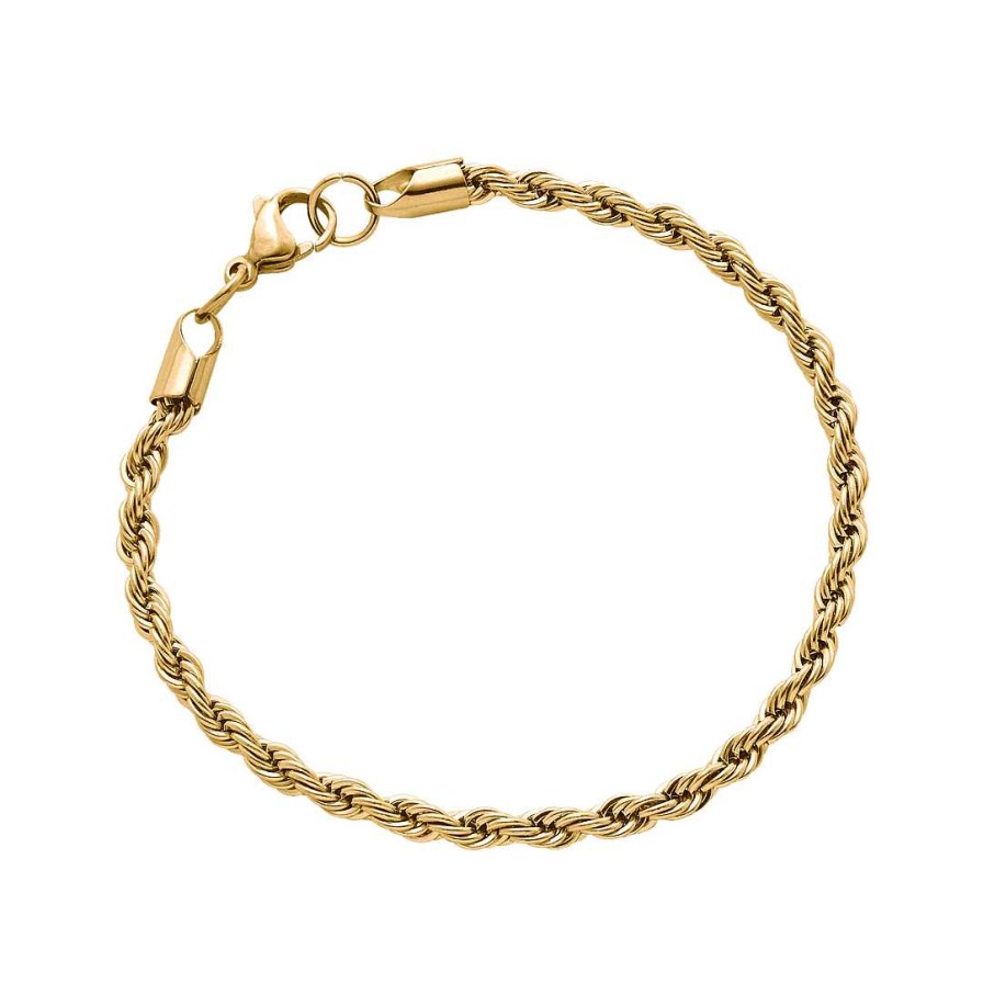 Bracelets & Anklets Coordonné | Rope Chain Bracelet 18K Gold Plated