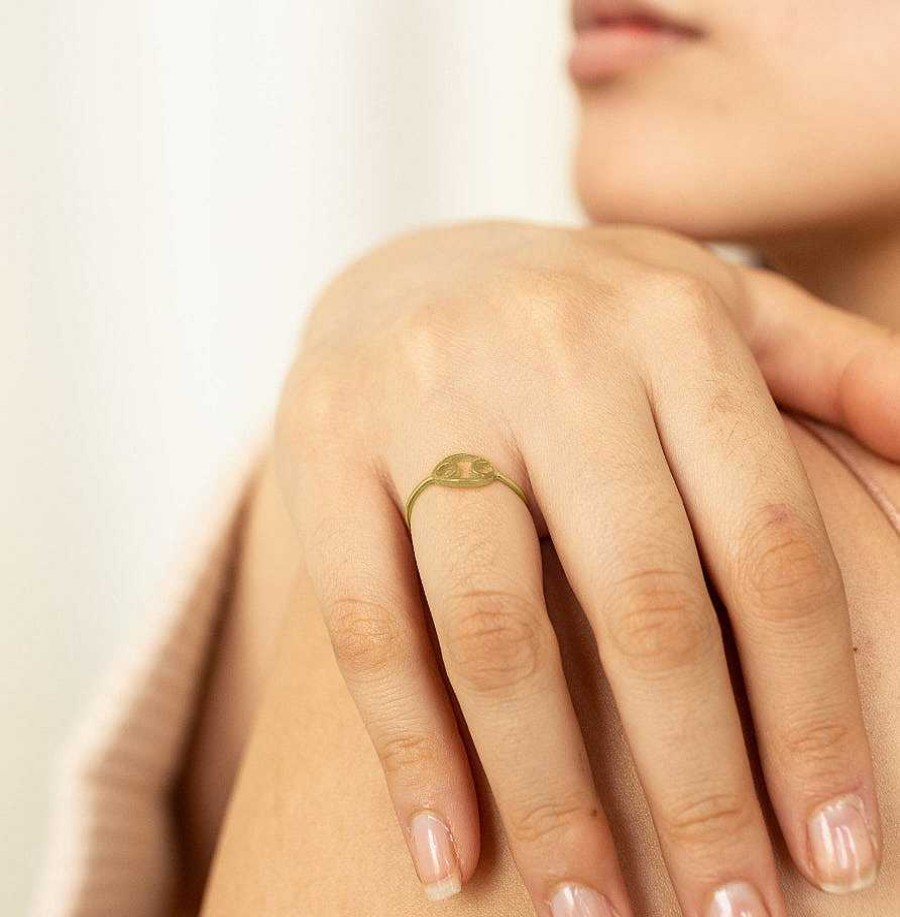 Rings Coordonné | Dainty Zodiac Ring 18K Gold Plated