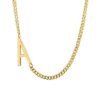 Necklaces Coordonné | The Skinny Initial Necklace 18K Gold Plated