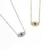 Necklaces Coordonné | Evil Eye Charm Necklace 18K Gold Over Sterling Silver