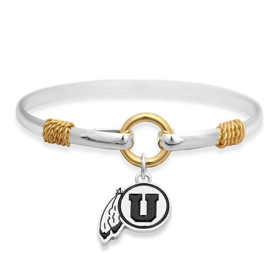 Bracelets & Anklets Coordonné | Utah Utes Two-Tone Bracelet