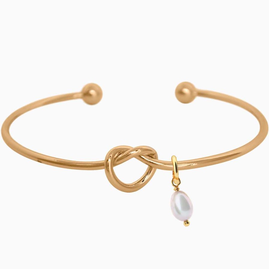 Bracelets & Anklets Coordonné | Love Forever Gold Knot Bangle