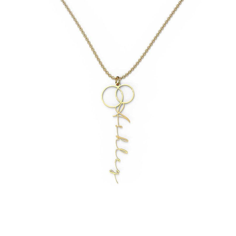 Necklaces Coordonné | Always Linked Name Necklace 18K Gold Plated