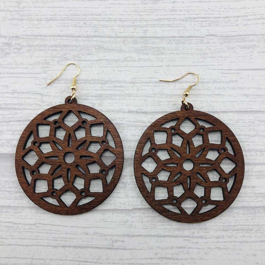 Earrings Coordonné | Boho Wooden Dangle Earrings