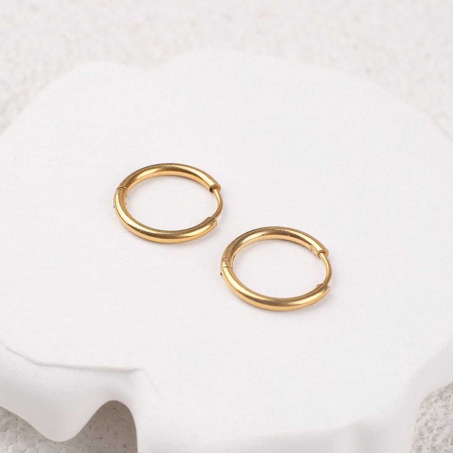 Earrings Coordonné | Triple Hoops Set 18K Gold Plated