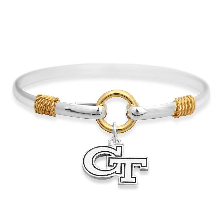 Bracelets & Anklets Coordonné | Georgia Tech Yellow Jackets Two-Tone Bracelet