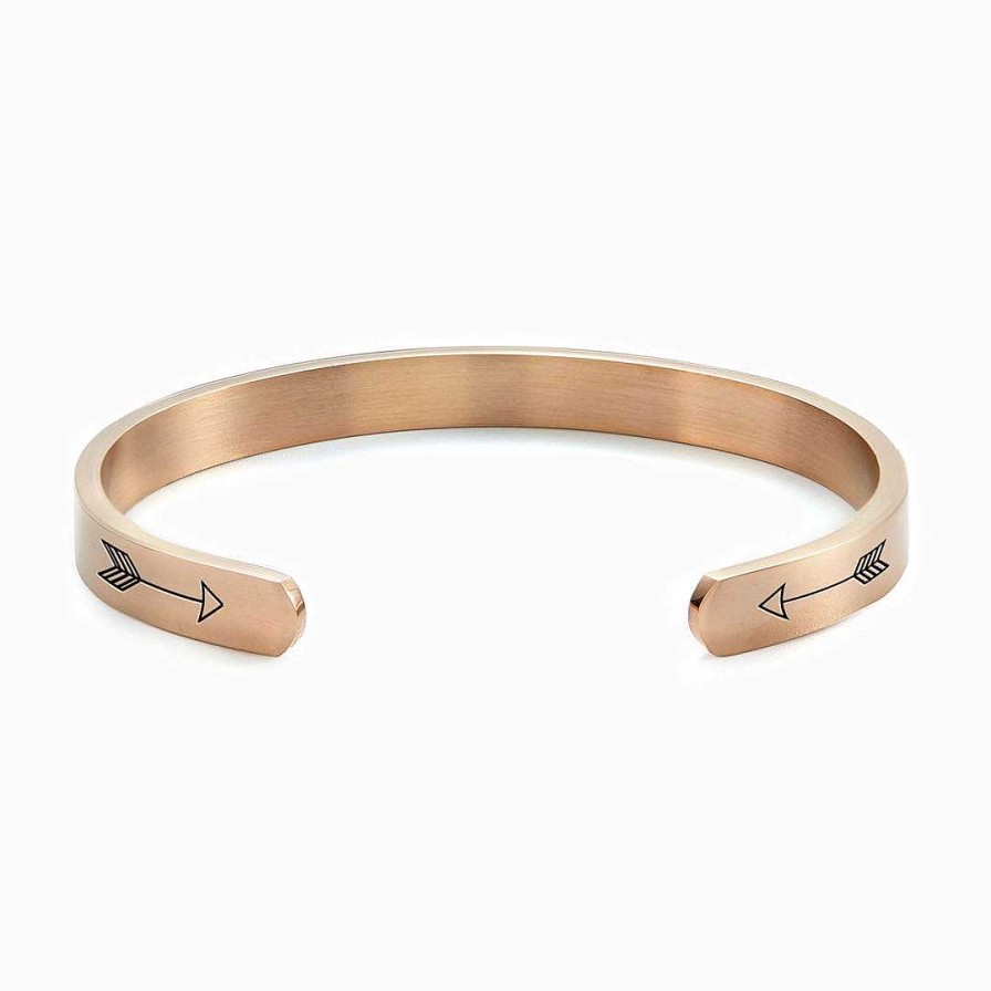 Bracelets & Anklets Coordonné | I Came, I Saw, I Sold External Personalizable Cuff Bracelet 18K Rose Gold Plated