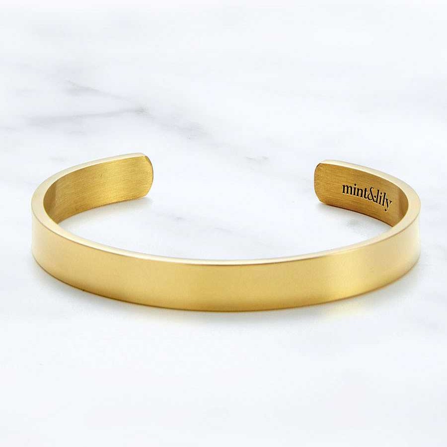 Bracelets & Anklets Coordonné | Amazing Woman Personalizable Cuff Bracelet 18K Gold Plated