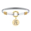 Bracelets & Anklets Coordonné | Faith Hope Love - Two-Tone Custom Charm Bracelet Gold