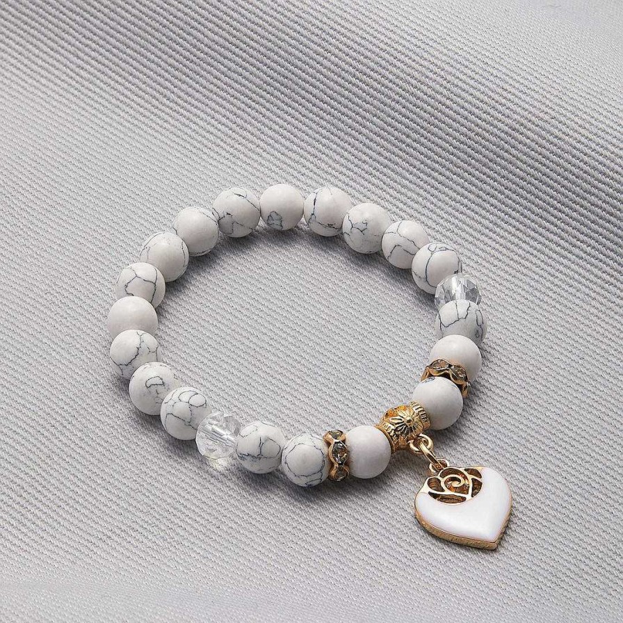 Bracelets & Anklets Coordonné | White Beaded Bracelet White Beads