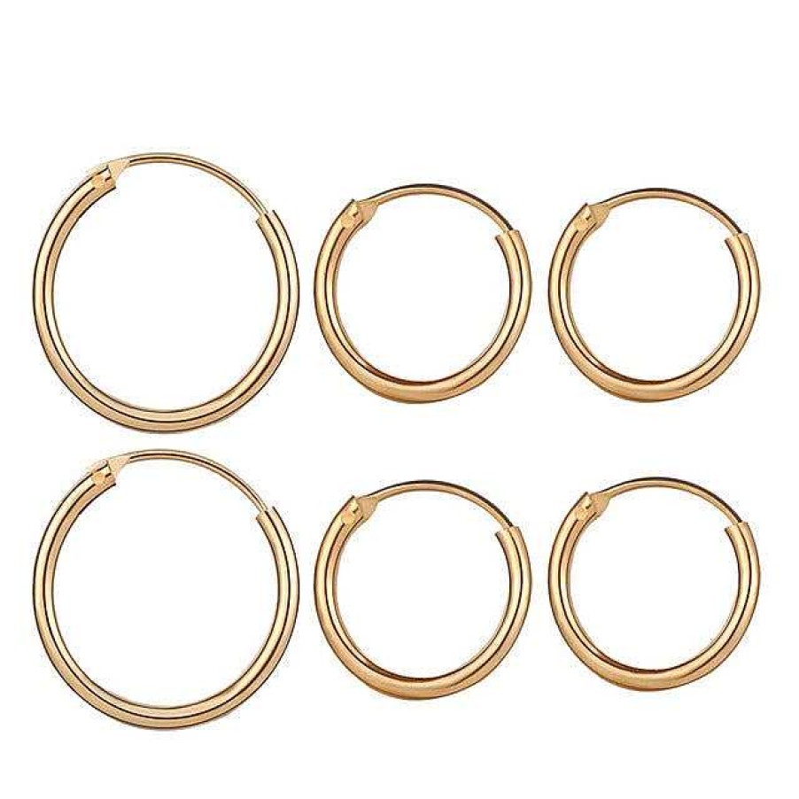 Earrings Coordonné | Small Hoop Earrings 18K Gold Plated