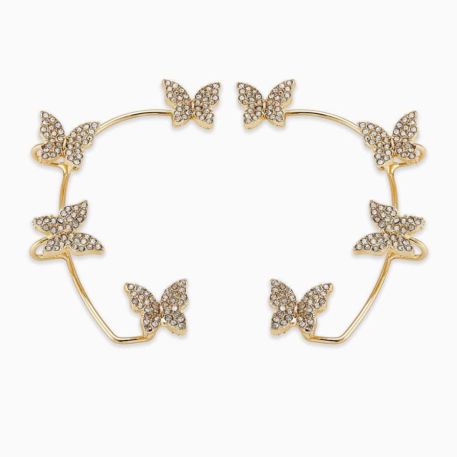 Earrings Coordonné | Butterfly Ear Wrap Earrings 18K Gold Plated