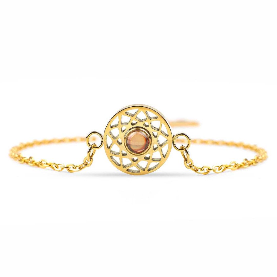 Bracelets & Anklets Coordonné | Mandala Photo Bracelet 18K Gold Plated