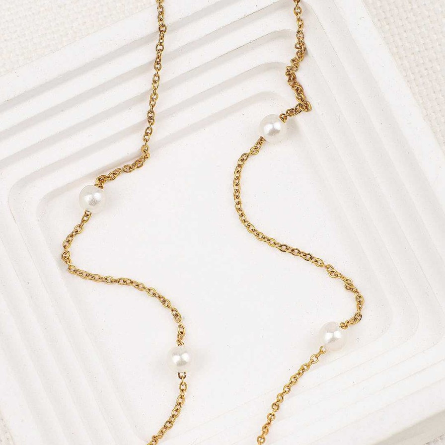 Necklaces Coordonné | Pearl Satellite Necklace