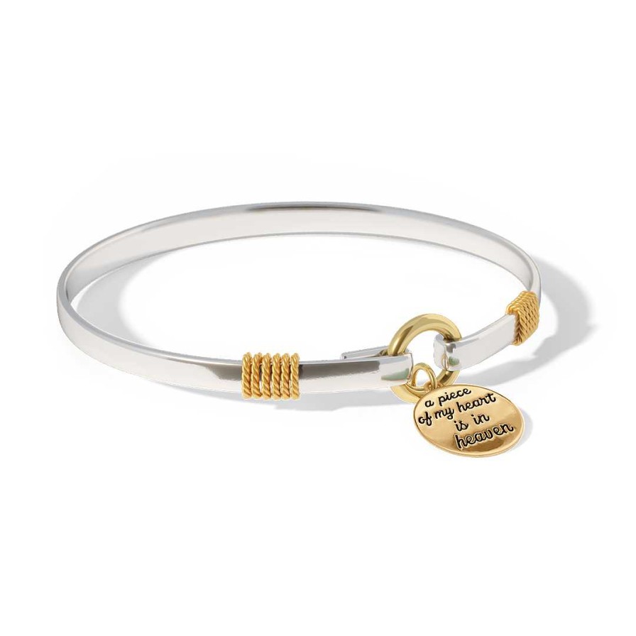 Bracelets & Anklets Coordonné | Piece Of My Heart - Two-Tone Custom Charm Bracelet Gold