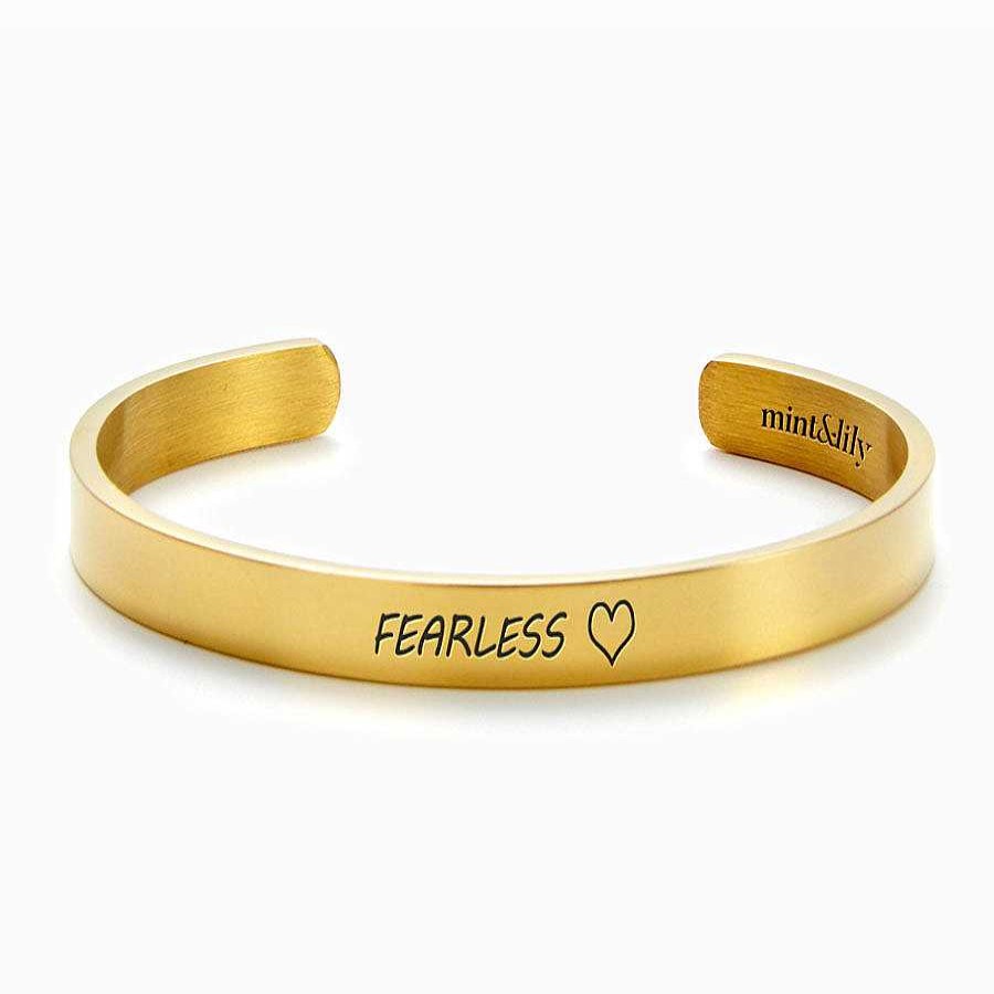 Bracelets & Anklets Coordonné | Fearless External Personalizable Cuff Bracelet 18K Gold Plated