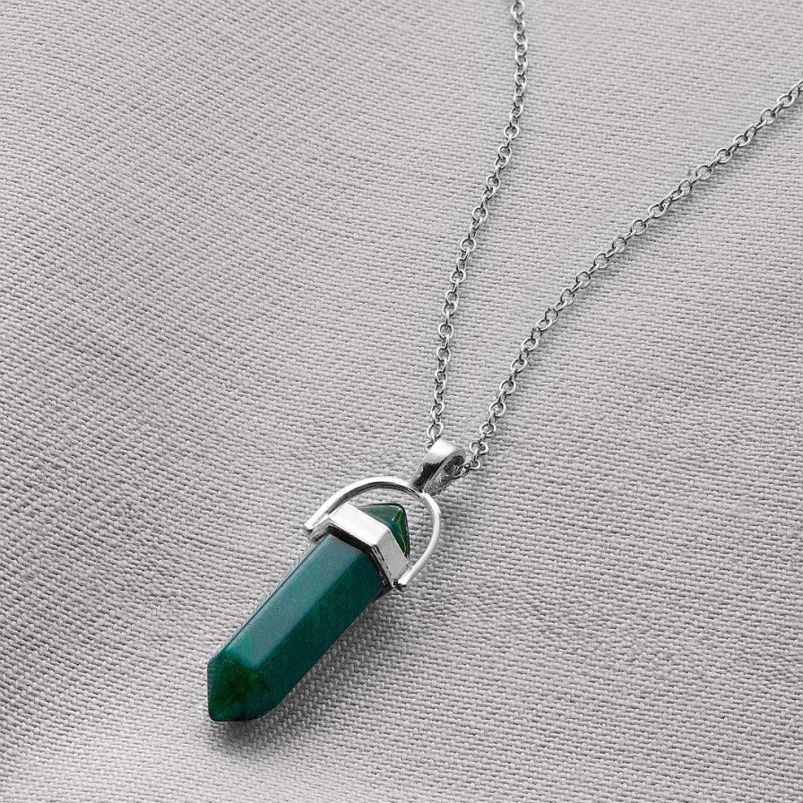 Necklaces Coordonné | Gemstone Point Necklace Silver