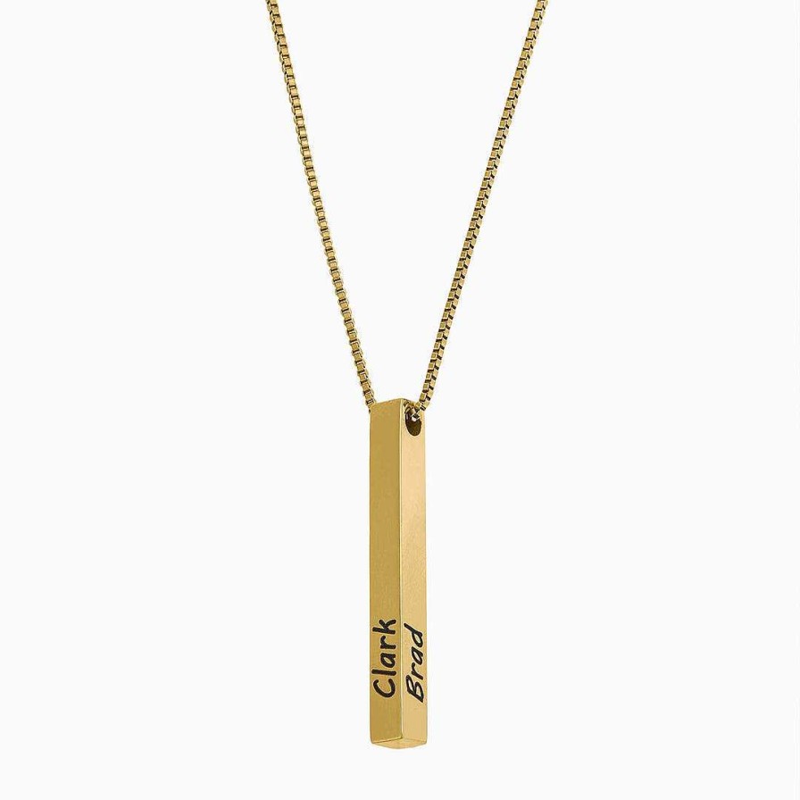 Necklaces Coordonné | Muse Pillar Bar Necklace 18K Gold Plated