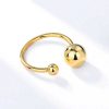 Rings Coordonné | Big Ball Ring 18K Gold Plated