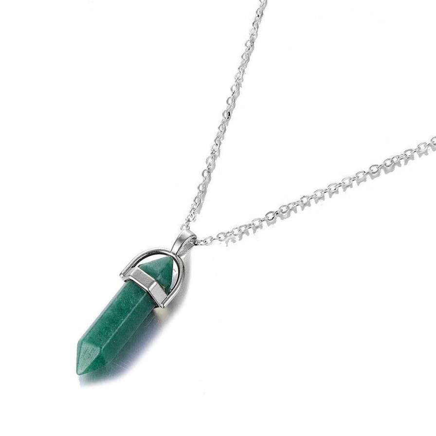 Necklaces Coordonné | Gemstone Point Necklace Silver