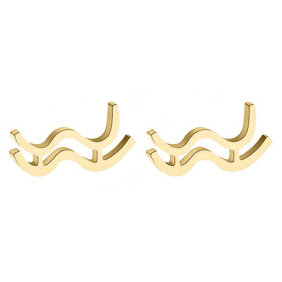 Earrings Coordonné | Tiny Zodiac Stud Earrings 18K Gold Plated