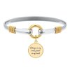 Bracelets & Anklets Coordonné | Forever In My Heart - Two-Tone Custom Charm Bracelet Gold