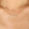 Necklaces Coordonné | Mama Block Necklace 18K Gold Plated