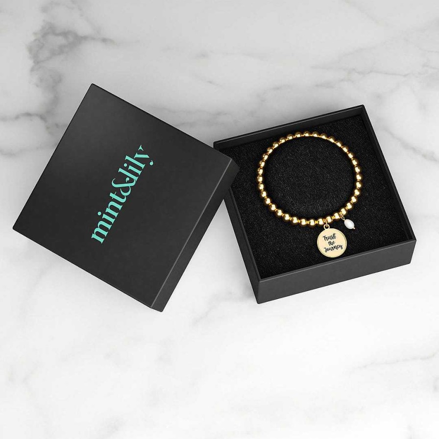 Bracelets & Anklets Coordonné | Trust The Journey - Diana Custom Charm Bracelet Gold