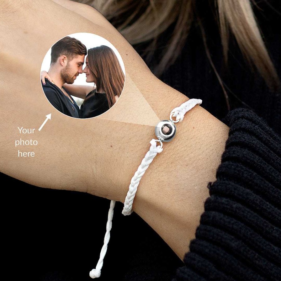 Bracelets & Anklets Coordonné | Personalized Adjustable Photo Bracelet